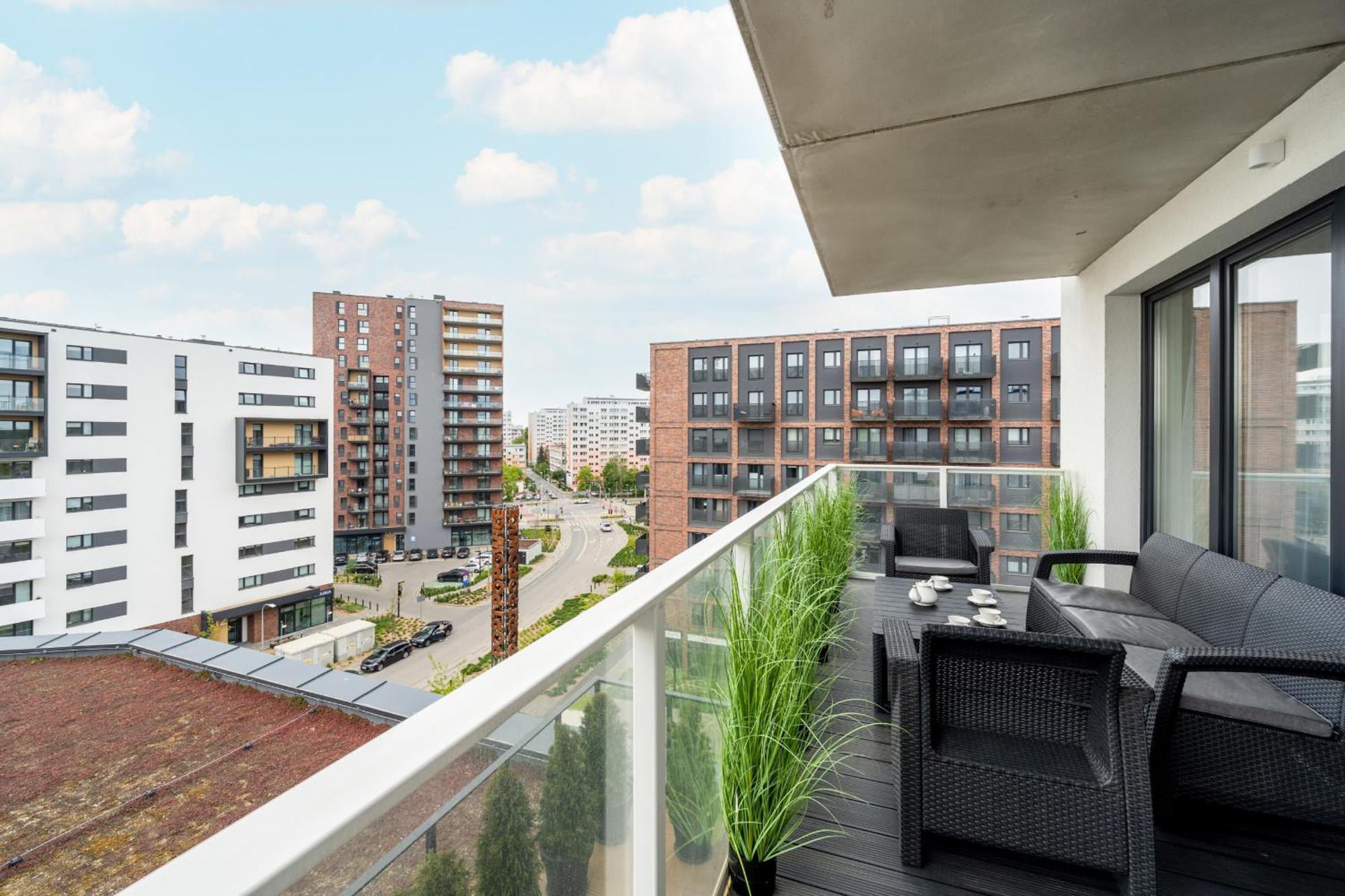 Luksusowy Apartament Z 3 Sypialniami, Klimatyzacja, Parkingiem I Biurkiem We Wroclawiu By Renters Prestige Esterno foto
